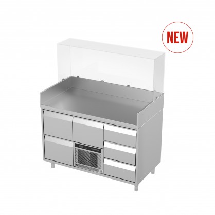 SNEEZE GUARD FOR COOLING COUNTER